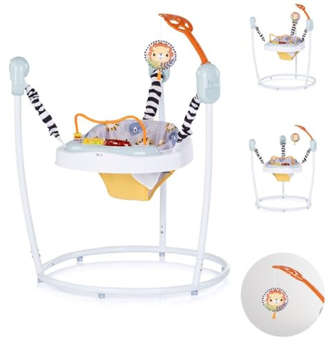 Chipolino Hopser Jumpy Joy Musik Licht Tiere Hängespielzeug Motorikspielzeug blau