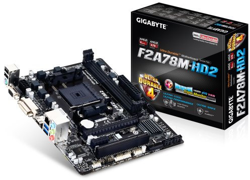 Gigabyte GA-F2A78M-HD2 Mainboard (Sockel FM2+, A78, DDR3, S-ATA 600, M-ATX, PCI Express 3.0, HDMI, DVI-D, USB 3.0)