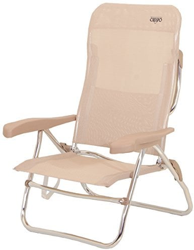 Crespo Silla-cama Playa 6 pos.Dural.(Multifibra), Einheitsgröße, Beige