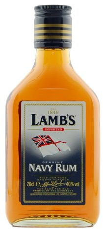 Lambs Navy Rum 20cl Bottle x 2 Pack