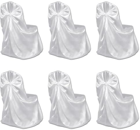 vidaXL 6X Stuhlhussen Universell Stuhl Husse Stuhlbezug Stuhlüberzug Hochzeit
