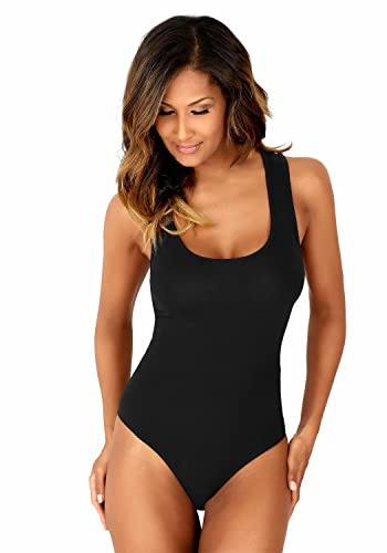 VIVANCE Damen Shirtbody | aus Baumwoll-Stretch im Multipack