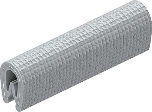 CTA Dichtungen 1 m Kantenschutz Kantenschutzprofil Dichtprofil KB 1-2 mm PVC silber 1C10-04-02