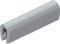 CTA Dichtungen 1 m Kantenschutz Kantenschutzprofil Dichtprofil KB 1-2 mm PVC silber 1C10-04-02