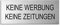 Briefkastenschild Keine Werbung Keine Zeitungen 60x25 mm Aluminium gebürstet Edelstahl-Optik vollflächig selbstklebend 29012-S