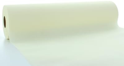 Sovie Horeca Linclass Airlaid Tischläufer Champagner - 40cm x 24m - Einfarbiger Einmal-Tischläufer - Perforierung alle 120cm - Ideal für Dekorationen