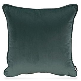 H.O.C.K. Nobile Samt Kissen inkl. Füllung Kuschelkissen Sofakissen Couchkissen (Pale-Green 056, 50 x 50 cm)