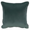H.O.C.K. Nobile Samt Kissen inkl. Füllung Kuschelkissen Sofakissen Couchkissen (Pale-Green 056, 50 x 50 cm)