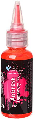 GROOM PROFESSIONAL Creative Airbrush - Inchiostro temporaneo per aerografo, 30 ml, Colore: Rosa