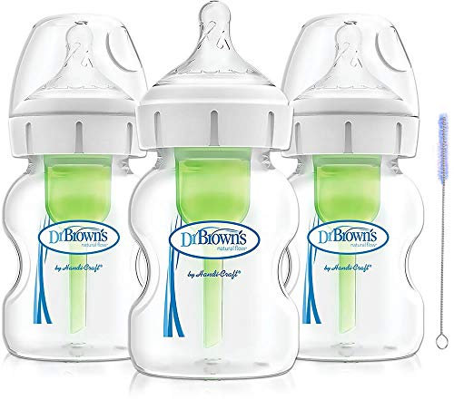 Dr. Brown's 5 oz Options+ Wide-Neck Bottles, 3-Pack