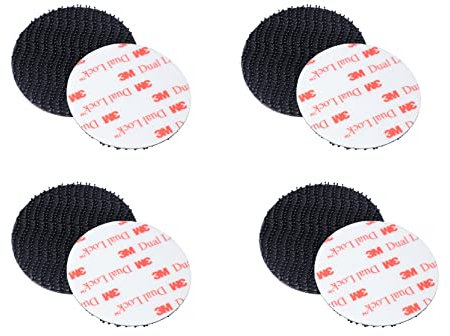 3M 8X (Durchmesser 48mm) Dual Lock SJ3550 adhäsive band dünn extra stark klebepads klettband wasserfest ablösbar Klettverschluss rückständelos Klettpunkte Klebeband Klebestreifen Hochleistung