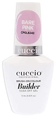 Cuccio Brush on Colour Builder Gel with Calcium LED/UV 13ml Bare Pink