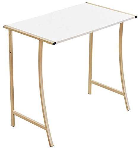 Escritorio RENRUIRUI- Tocador Minimalista Moderno de la Oficina del Ordenador portátil para el hogar, para el Estudio del Dormitorio de la Sala de Estar fácil de Montar