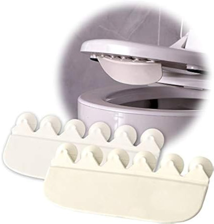 Storchenbeck Urinabweiser für Toilettensitz verhindert, dass Kinder und Erwachsene Spritzer pinkeln (2 Stück)