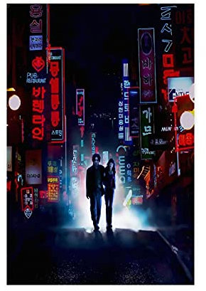 Oldboy-Poster, Filmposter auf Leinwand, Wandkunst, Deko, Bild, Gemälde für Wohnzimmer, Schlafzimmer, Dekoration, 40 x 60 cm