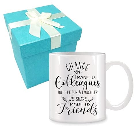 MAGEDON Chance Made Us Colleagues Mug - Coworker Gifts for Women and Men - Birthday, Christmas, Retirement, Leaving Gifts for Colleagues Coworkers