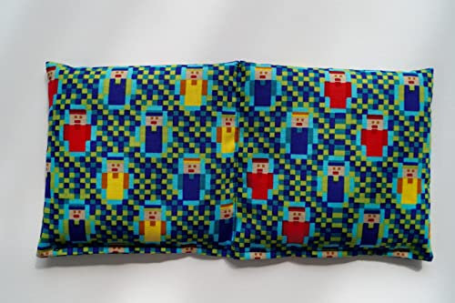 Titsch Körnerkissen Bio-Roggen 2-Kammern 22cm x 11cm bunt