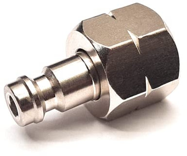 BBQ Male Quick Release Connector 1/4 BSP Left Hand Thread