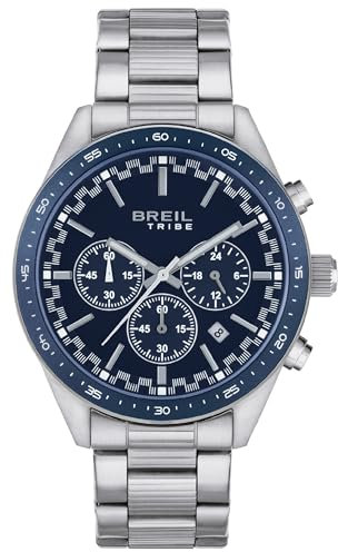 Breil Orologio EW0572 UOMO FAST quadrante MONO-COLORE BLU movimento CRONOGRAFO QUARZO e BRACCIALE ACCIAIO ARGENTO