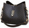VARLIVOO Vintage Damen Handtaschen Schultertasche Frauen Umhängetasche Henkeltasche Damen Taschen Klein Crossbody Bag für Shopper Arbeit Reisen Wasserdicht PU Leder Schwarz