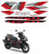 Für Yamaha AEROX 155 2019 Model Full Set Aufkleber Aufkleber Motorrad Modifiziertes Fahrzeug Verzieren Schützen PVC-Aufkleber (Color : 3)