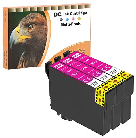 D&C 3X Magenta Druckerpatronen Kompatibel für Epson 604XL 604 XL für Epson Expression Home XP-2205 XP-2200 XP-3200 XP-3205 XP-4200 XP-4205 Workforce WF-2910 WF-2930 WF-2935 WF-2950