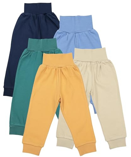 TupTam Pumphose Baby 5er Pack Unisex - Bequeme Baby Hose für Jungen und Mädchen aus Oeko-Tex Baumwolle