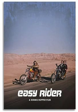VZRSQZK Poster Easy Rider, dekoratives Gemälde, Leinwand-Wandposter und Kunstdruck, modernes Familienschlafzimmer-Dekor-Poster, 20 x 30 cm