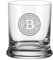 Verre à whisky Bitcoin (Gravure face)