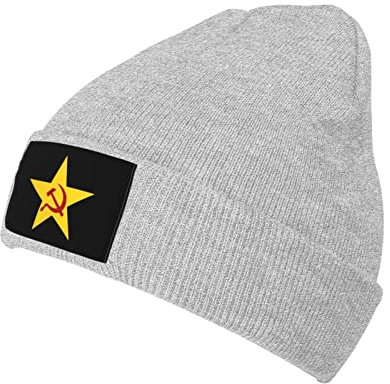 501 Hammer Und Sichel Der UDSSR Herren Damen Sportmütze Klassische Wintermütze Bequeme Strickmütze Für Winter Mädchen Skifahren