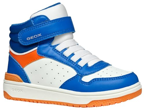 Geox JUNIOR J WASHIBA Boy MID Easy Entry ROYAL/ORANGE 29_EU