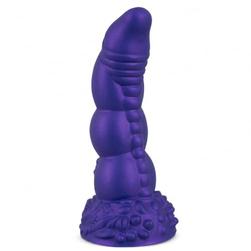 Beasty Cocks Demon of Desire – Fantasy-Dildo mit Saugnapf, Lila, 22,5 cm | Dildo im Fantasy-Penislook mit Saugfuß - Mystisch schimmernde Metallic-Optik: Weckt Fantasien ...