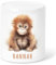 AFFE Spardose Kinder personalisiert mit Namen Geldgeschenk zum Geburtstag für Jungen & Mädchen Geschenk Sparschwein aus Keramik