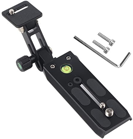 Soporte Teleobjetivo, Soporte Teleobjetivo Portátil Metal Plegable Largo Enfoque Soporte Objetivo Zoom Soporte para Trípode Cabeza Abrazadera (F120-50)