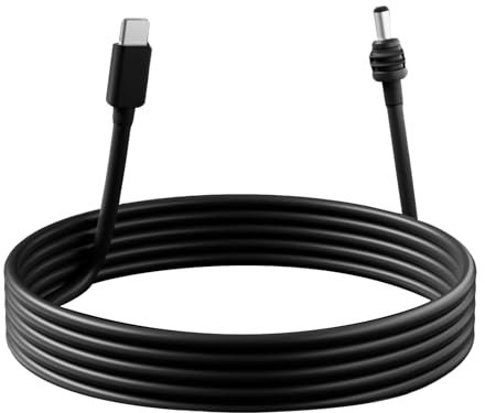 Oreilet Câble d'alimentation pour SPX Mini DC vers USB C 5 M, Entrée USB de Type C vers Câble de Chargement Satellite DC, Câble Remplacement USB C Mâle vers DC pour Mini