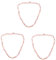 SOIMISS 3st Frauen Drehmoment Halskette Statement Kette Perlenkette Schmuck Perlenkette Für Frauen Perlenketten Für Frauen Barocke Perlenkette Violett