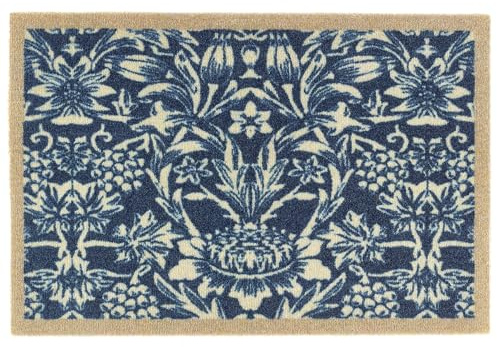 My Mat Heritage Blue Door Mat, 50x75cm