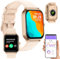 Newgen Medicals Schrittzähler: Fitness-Smartwatch mit 1,93 Display, Freisprechen, 100 Sportmodi, App (Smartwatch Damen Telefonfunktion, Smartwatch Damen wasserdicht, wasserdichte Smartwatches)