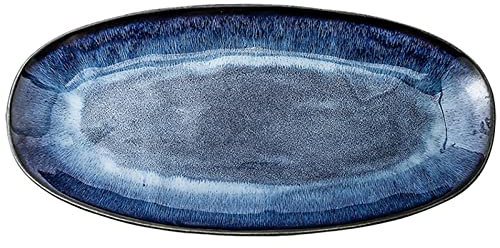 Platos Plato de Cena Ovalado de Porcelana Plato de Comida Occidental