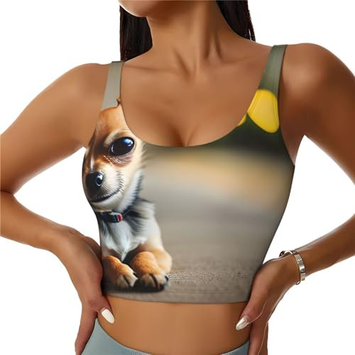 Bkdogkt Chihuahua-Hundeweste für Damen, Utility-Weste, Sportweste, Yoga, Workout, Weste für Damen, leicht, Sommer, Schwarz, X-Groß