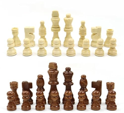 ELLENNE Set mit 32 Trittbrettern aus Holz, Weiß/Schwarz, 3,0 Zoll, für Erwachsene/Kinder