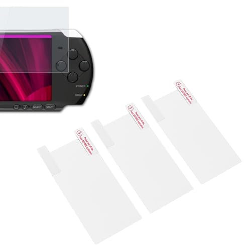 3Pcs Screen Protector High Transparency HD Clear Anti Blue Light Anti Scratch Gaming Handheld Game Machine Tempered Glass for 1000 2000 3000 with Bubble Adhesive