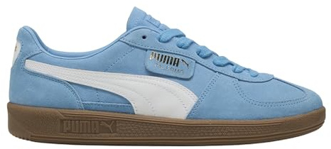PUMA Mens Palermo Shoes, Team Light Blue/White, 5