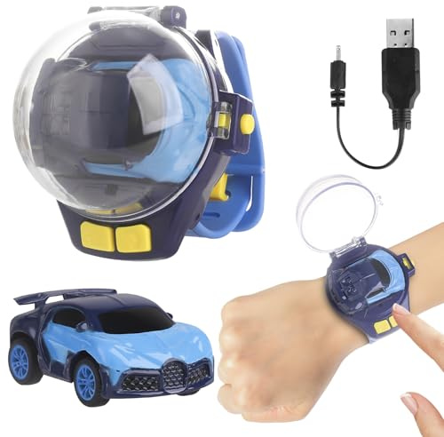 Generisch Fernbedienung Auto Uhr,Sportspielzeug,Jungen und Mädchen Blue