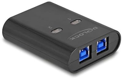 DELOCK USB 5 Gbps Switch für 2 PC an 1 Gerät