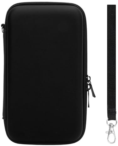 Aumotop 2DS XL-Tragetasche, Langlebig, Schützende Hartschalentasche für Konsolenzubehör, Reisefreundlich für Gamer Unterwegs (Schwarz)