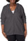 Just My Size Sweat à Capuche pour Femme, Ardoise chinée., 4X Grand