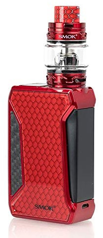 Original SMOK H PRIV 2 225W Starter Kit mit TFV12 Big Baby Prince Zerstäuber (Rot)