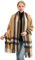 Longwu les femmes doux cachemire écharpe en laine de grandes pashminas châle et enroule chaleureuse a volé couverture Chameau 3