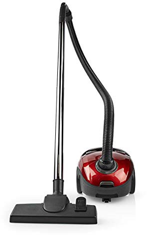 NEDIS Staubsauger mit Beutel - Mit Beutel - 700 W - Staubkapazität: 1.5 l - Kombi-Bürste - Aktionsradius: 7 m - Hepa - Anthrazit/Red
